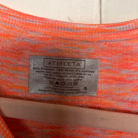 Athleta size small long yoga or running top. - Picture 2 of 3